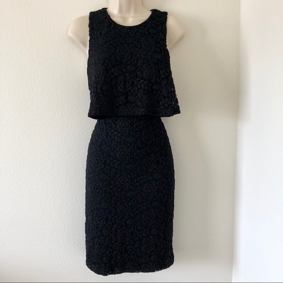 Gianni Bini Dresses & Skirts - Gianni Bini cute black lace dress